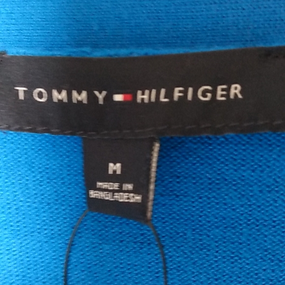 ARGYLE Blue White SWEATER V-neck Tommy Hilfiger Y2K Classy Lady Size Medium - Picture 4 of 6